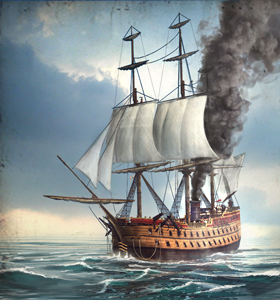 80-gun Steam Ship