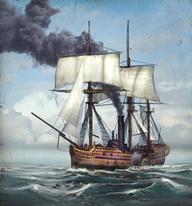 Steam Paddle Frigate